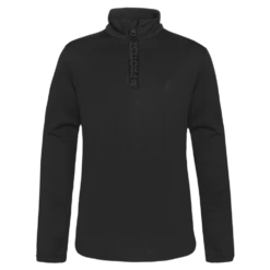 Protest Will 1/4 Zip Top Mens - True Black