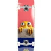 Globe Push Peek Over Complete Soft Top Skateboard - Salmon / Blue - 7.0in -STM online Shop Push Peek Over Complete Soft top Skateboard 7 0