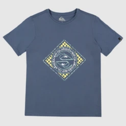 QUIKSILVER Splitting Hairs Youth T-shirt - Bering Sea