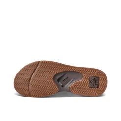 REEF Leather Fanning Sandals - Mens - Dark Brown -STM online Shop RF002156DAB O.whitebackground