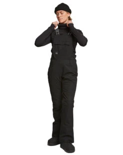 Rojo Snowy Day Bib Pant Womens - Black