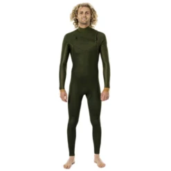 Rip Curl Dawn Patrol 32 Chest Zip Steamer - Green