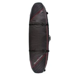 OCEAN AND EARTH Double Coffin Shortboard/Fish Board Cover - Black/Red