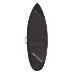 OCEAN AND EARTH Compact Day Shortboard Cover - Black/Red