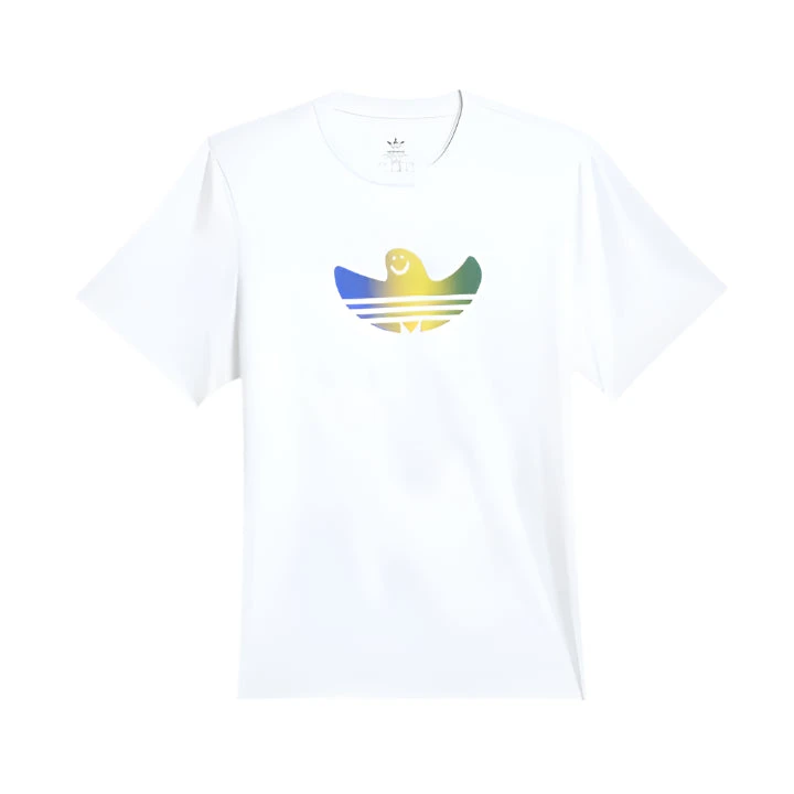 Adidas Shmoo Fill SS Tee - White/Multi 1 Adidas Shmoo Fill SS Tee - White/Multi
