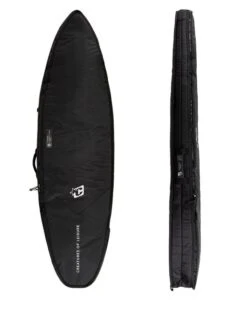 Creatures Shortboard Double DT2.0 Cover 6ft - Black/Silver