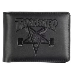 THRASHER Skategoat Leather Wallet - Black