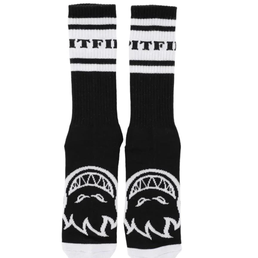 SPITFIRE Classic 87 Bighead Socks - Black/White 1 SPITFIRE Classic 87 Bighead Socks - Black/White