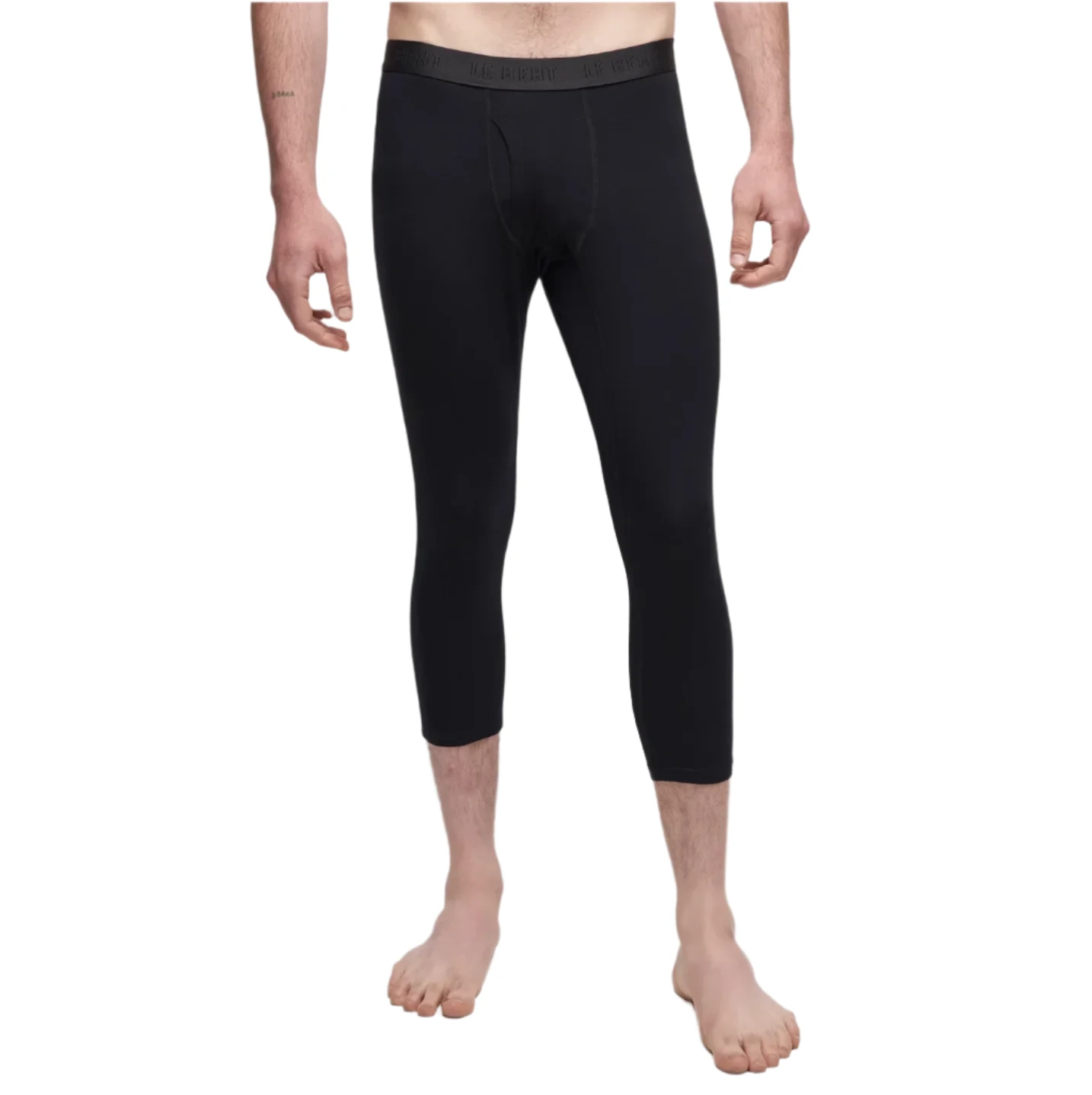 LE BENT Core Midweight 3/4 Thermal Pants - Mens - Black 2 LE BENT Core Midweight 3/4 Thermal Pants - Mens - Black - Image 2