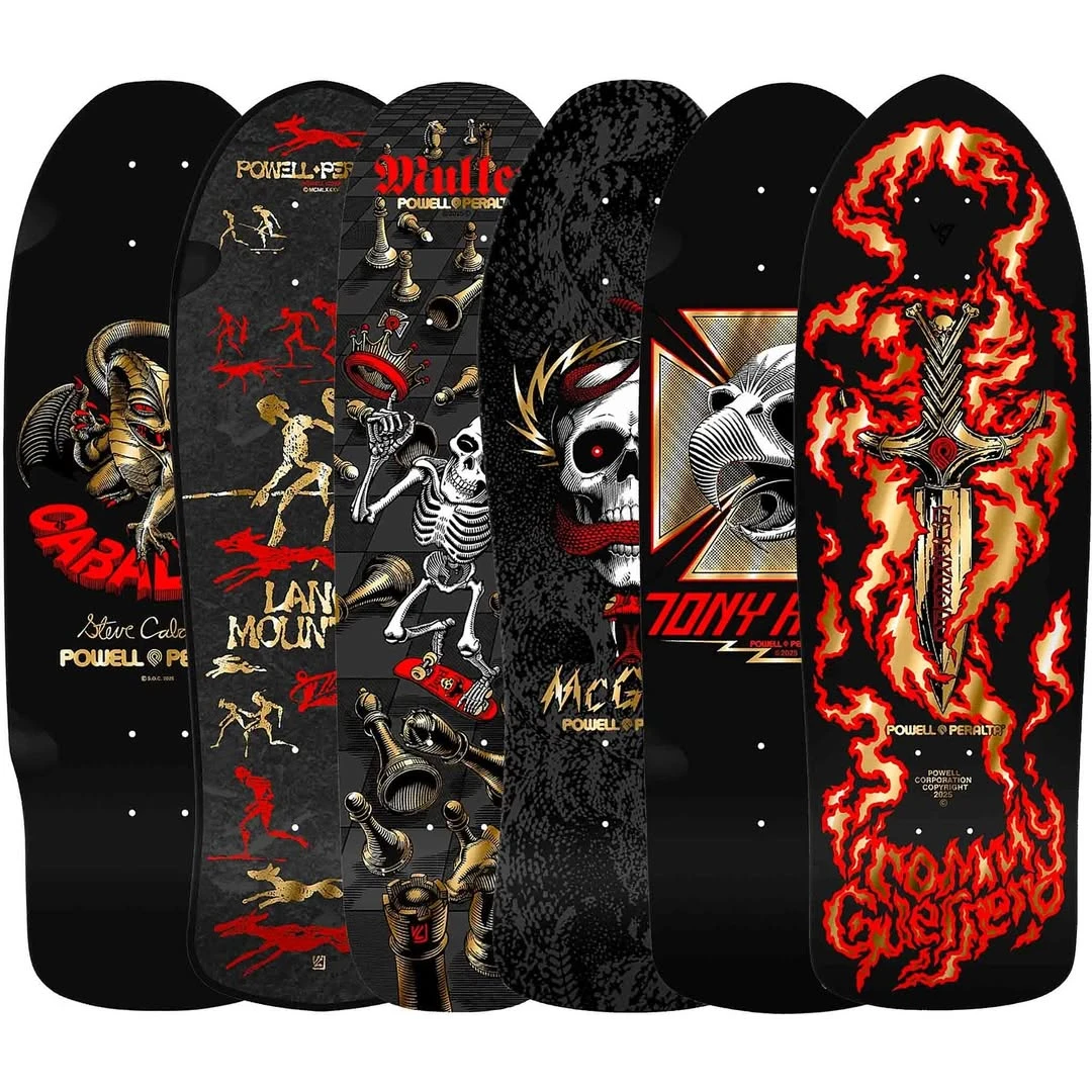 POWELL PERALTA Bones Brigade Series 16 Decks - COMPLETE SET 1 POWELL PERALTA Bones Brigade Series 16 Decks - COMPLETE SET