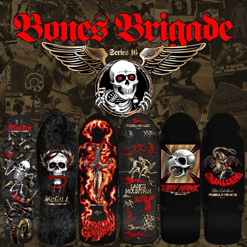 POWELL PERALTA Bones Brigade Series 16 Decks - COMPLETE SET 2 POWELL PERALTA Bones Brigade Series 16 Decks - COMPLETE SET - Image 2