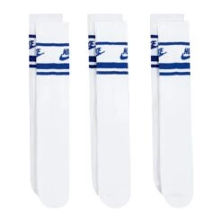 Nike Everyday Essential Crew Sock 3Pk - White/Blue