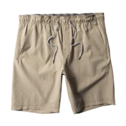 VISSLA Hemp No See Ums Eco Elastic Walkshorts 18 - Boys - Khaki