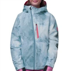 686 Hydra Insulated Jacket - Girls Steel Blue Marble
