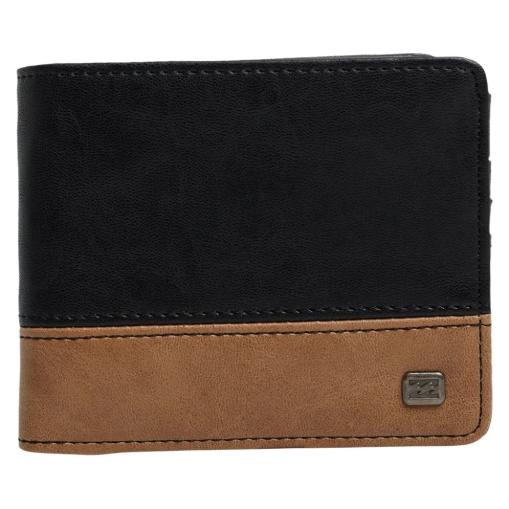 Billabong Dimension Wallet - Black Tan 1 Billabong Dimension Wallet - Black Tan