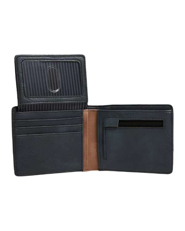 Billabong Dimension Wallet - Navy Tan 4 Billabong Dimension Wallet - Navy Tan - Image 4