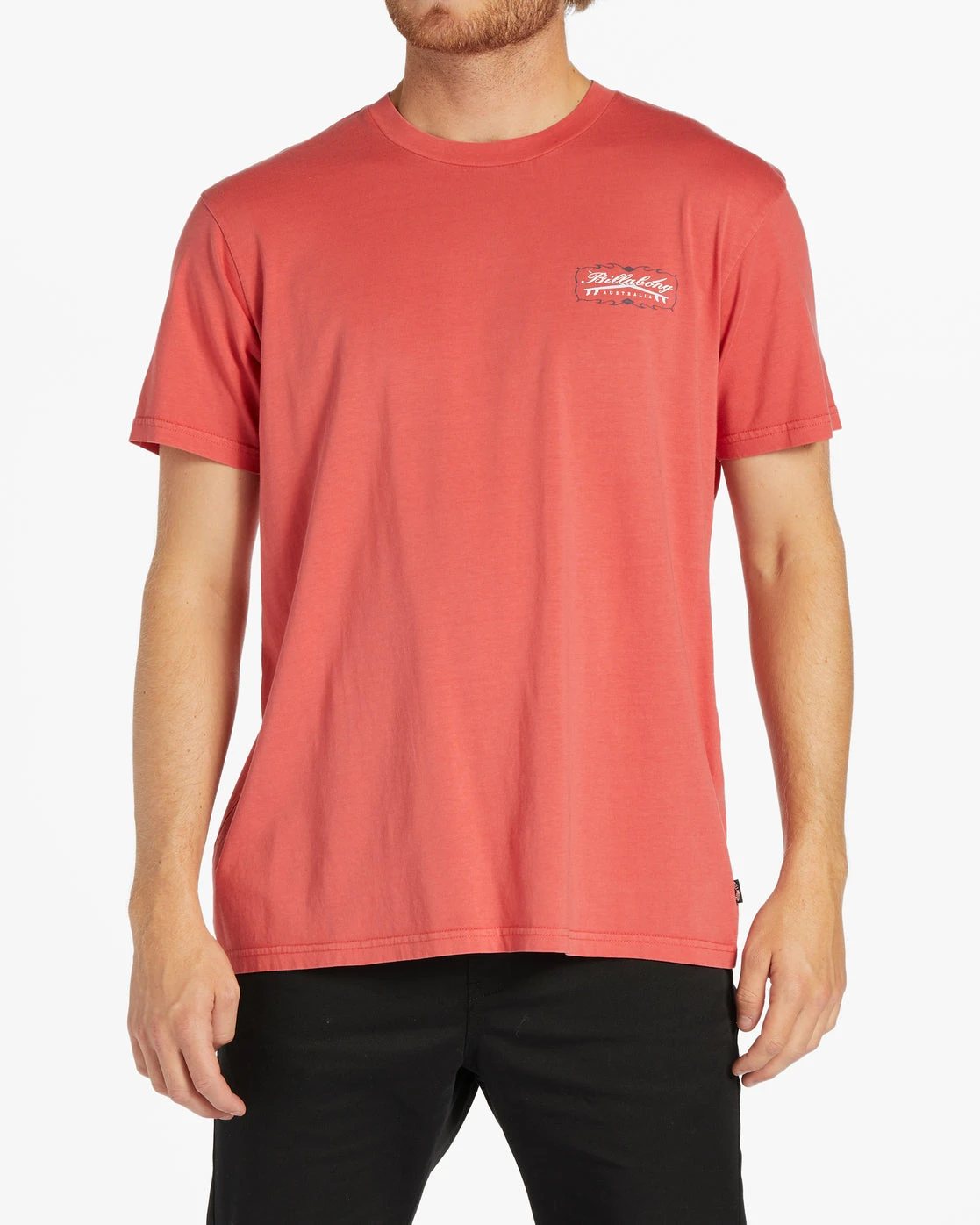 Billabong Crossboards Tshirt Mens - Coral 1 Billabong Crossboards Tshirt Mens - Coral