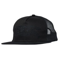 ANTIHERO Basic Eagle Trucker Hat - Black/Black