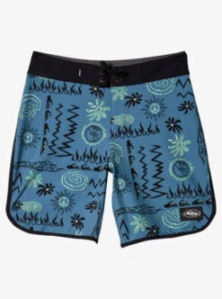 QUIKSILVER Surfsilk Radical Youth 16 Boardshort - Agean Blue