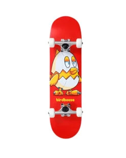 BIRDHOUSE Chicken Mini L1 Skateboard - Red - 7.3