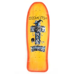 DOGTOWN Stonefish Reissue Skateboard Deck - Yellow Fade - 10.125