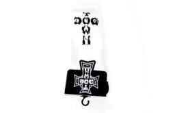 DOGTOWN Crew Socks - White/Black
