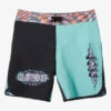 QUIKSILVER Surfsilk Radical Scallop Youth 16 Boardshort - Pastel Turquoise -STM online Shop eqbbs03657 quiksilver f bfq8 frt1