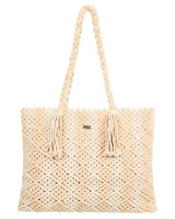 ROXY Summer Treasure Beach Bag - Natural