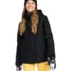 Roxy Billie Jacket Womens - True Black -STM online Shop erjtj03432 roxy kvj0 frt1