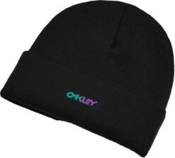 OAKLEY B1B Gradient Patch Beanie - Blackout