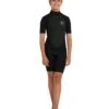 ONEILL Girls Bahia II BZ SS Spring Suit 2mm Youth - Black/Black/Black -STM online Shop girls bahia short sleeve spring suit 2mm wetsuit blk blk blk 94481 01