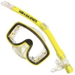Land And Sea Lagoon Mask And Snorkel Set - Yellow