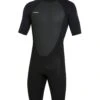 ONEILL Reactor II 2mm SS Spring Suit Mens - Black/Black -STM online Shop mens reactor ii 2mm spring suit wetsuit blk blk 5041oa 01