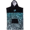 Creatures Grom Poncho Towel - Fluro Blue Fade Black -STM online Shop osi pimg egp001 blbk 0 2