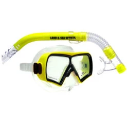 Land And Sea Hayman Mask And Snorkel Set - Yellow