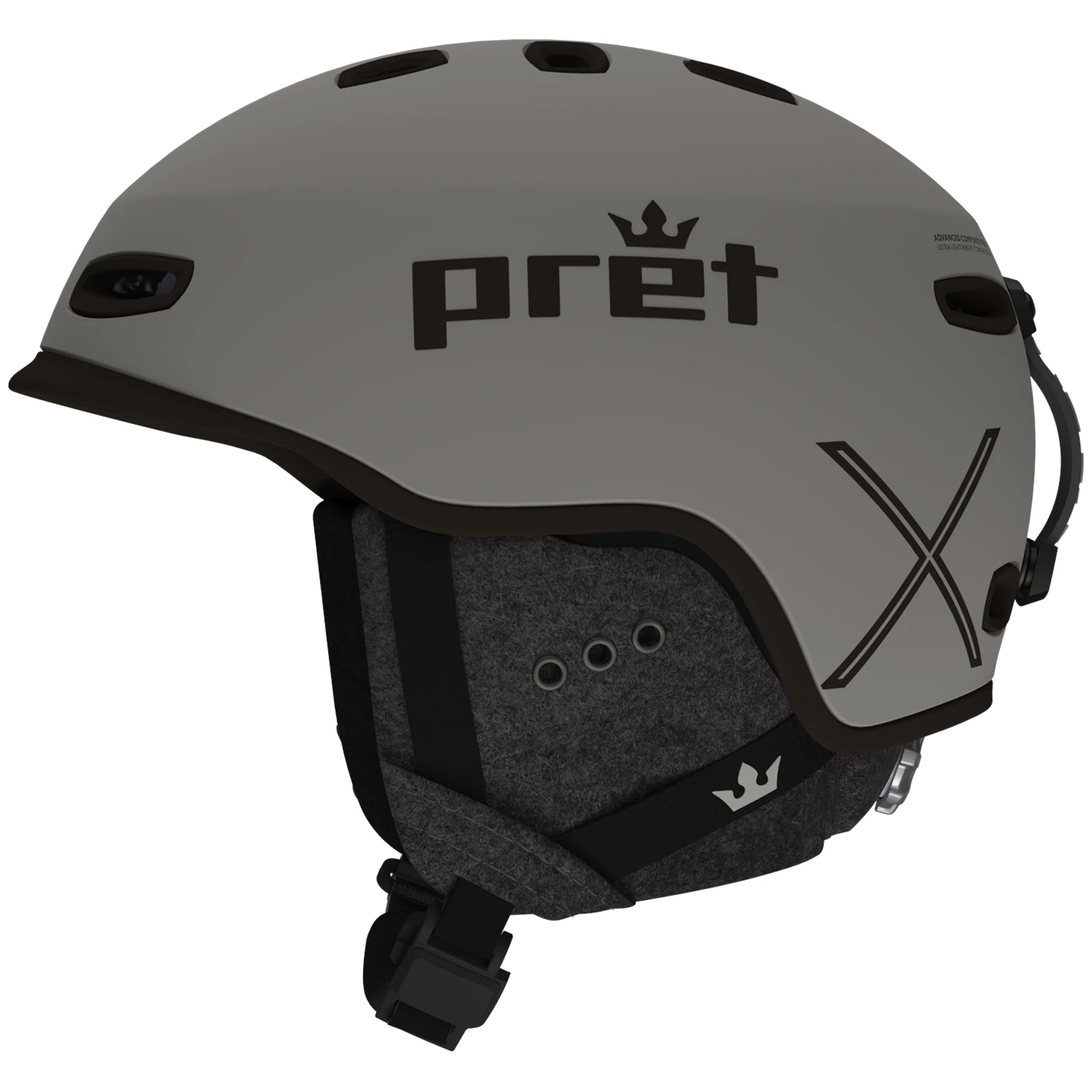 Pret Cynic X2 Helmet Mens - Grey 1 Pret Cynic X2 Helmet Mens - Grey