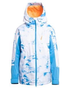 ROXY Chloe Kim Jacket - Azure Blue Clouds