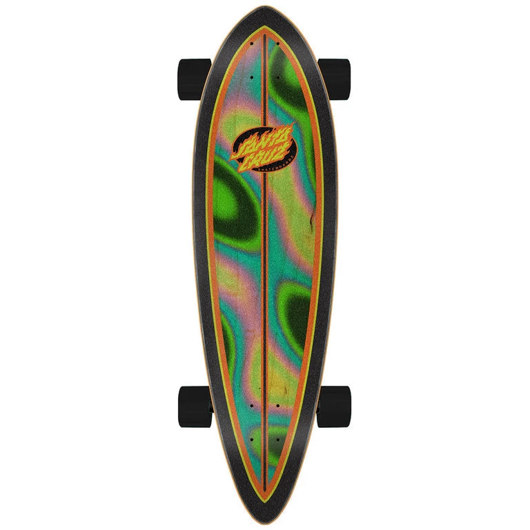 SANTA CRUZ Oval Flame Lava Dot Complete Skateboard - 9.2 2 SANTA CRUZ Oval Flame Lava Dot Complete Skateboard - 9.2 - Image 2
