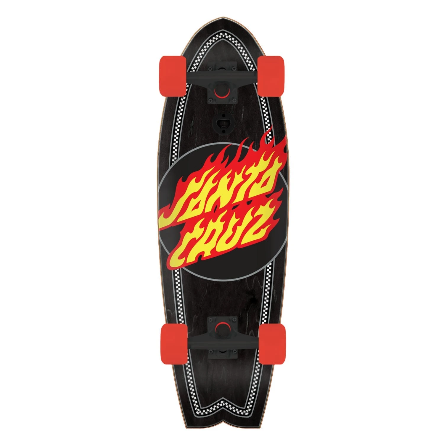 SANTA CRUZ Flame Dot Check Complete Skateboard - 8.8 1 SANTA CRUZ Flame Dot Check Complete Skateboard - 8.8