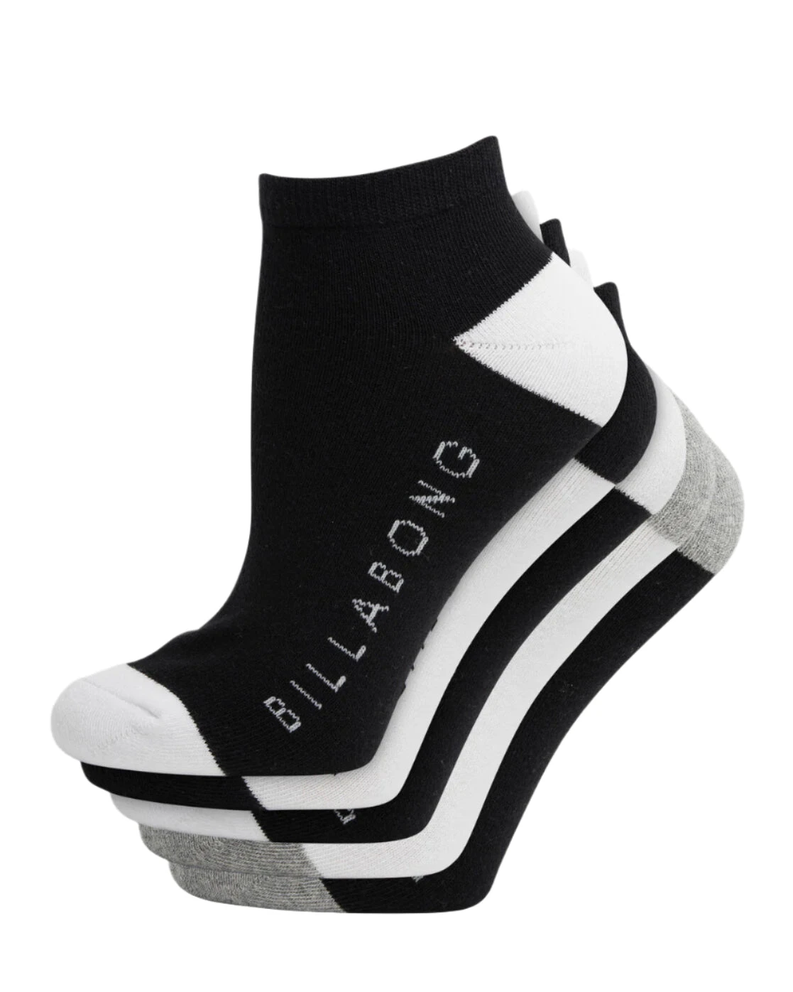 Billabong Serenity Socks 5 Pack - Black 1 Billabong Serenity Socks 5 Pack - Black