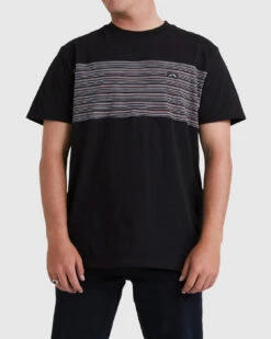 Billabong Banded Die Cut Tshirt Mens - Black