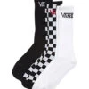 Vans Classic Crew Socks 3 Pack - Black White 3 Vans Classic Crew Socks 3 Pack - Black White -STM online Shop vn00f0xy28 bkw 01 1