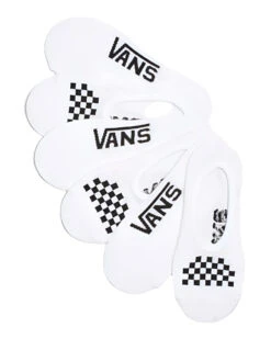 Vans Classic Canoodle Socks 3 Pack - White Black